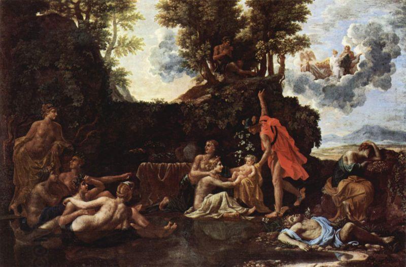 Nicolas Poussin Die Geburt des Baccus oil painting picture